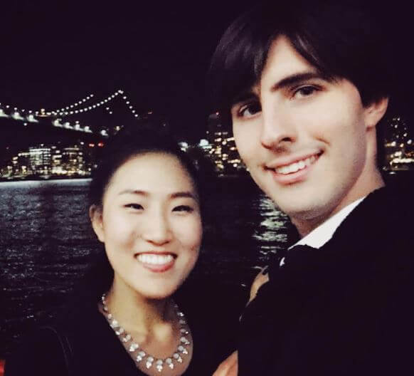 Jonathan Raven Ocasek with his girlfriend Erin.